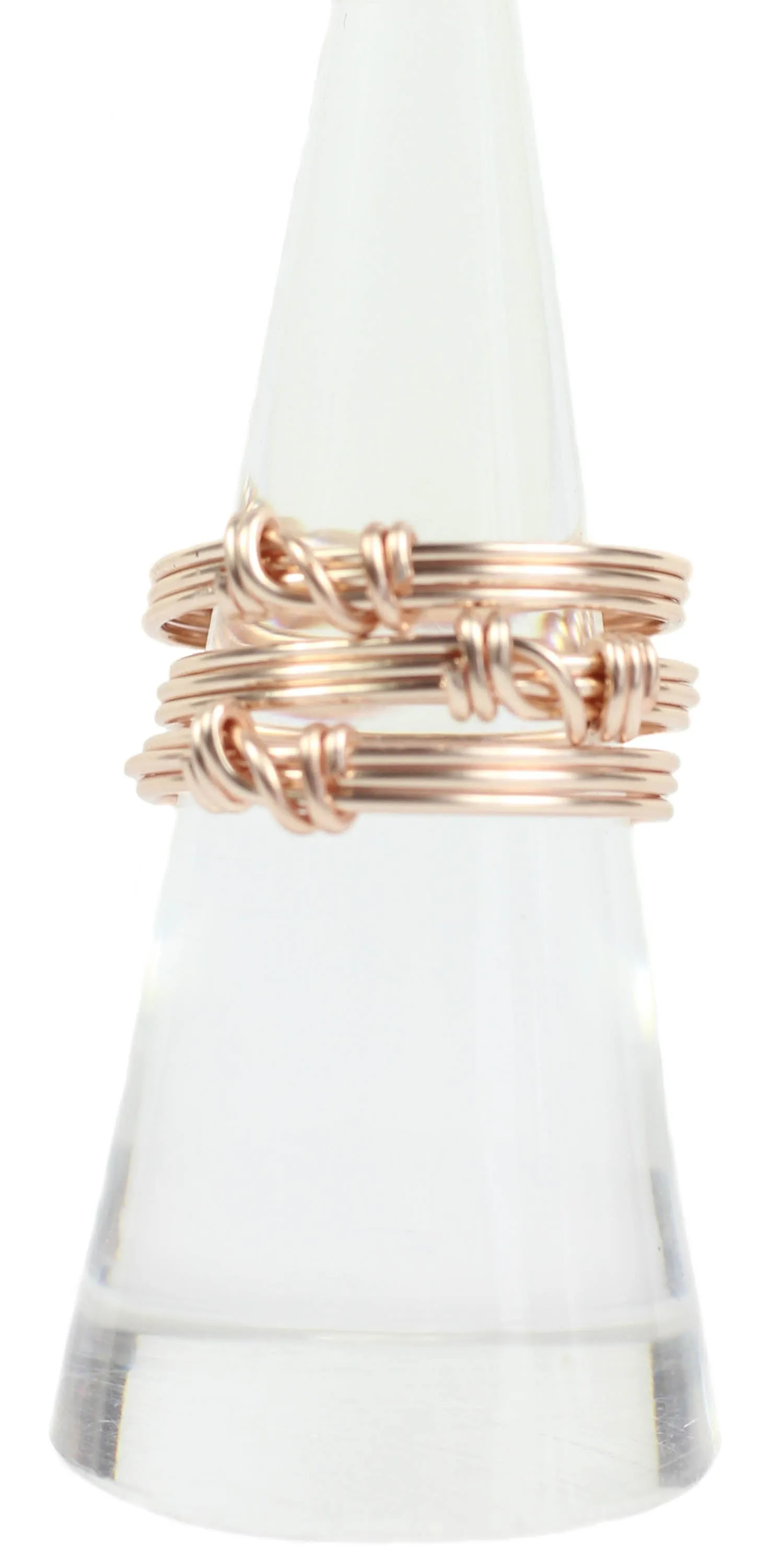 Rose Gold Stackable Ring Set