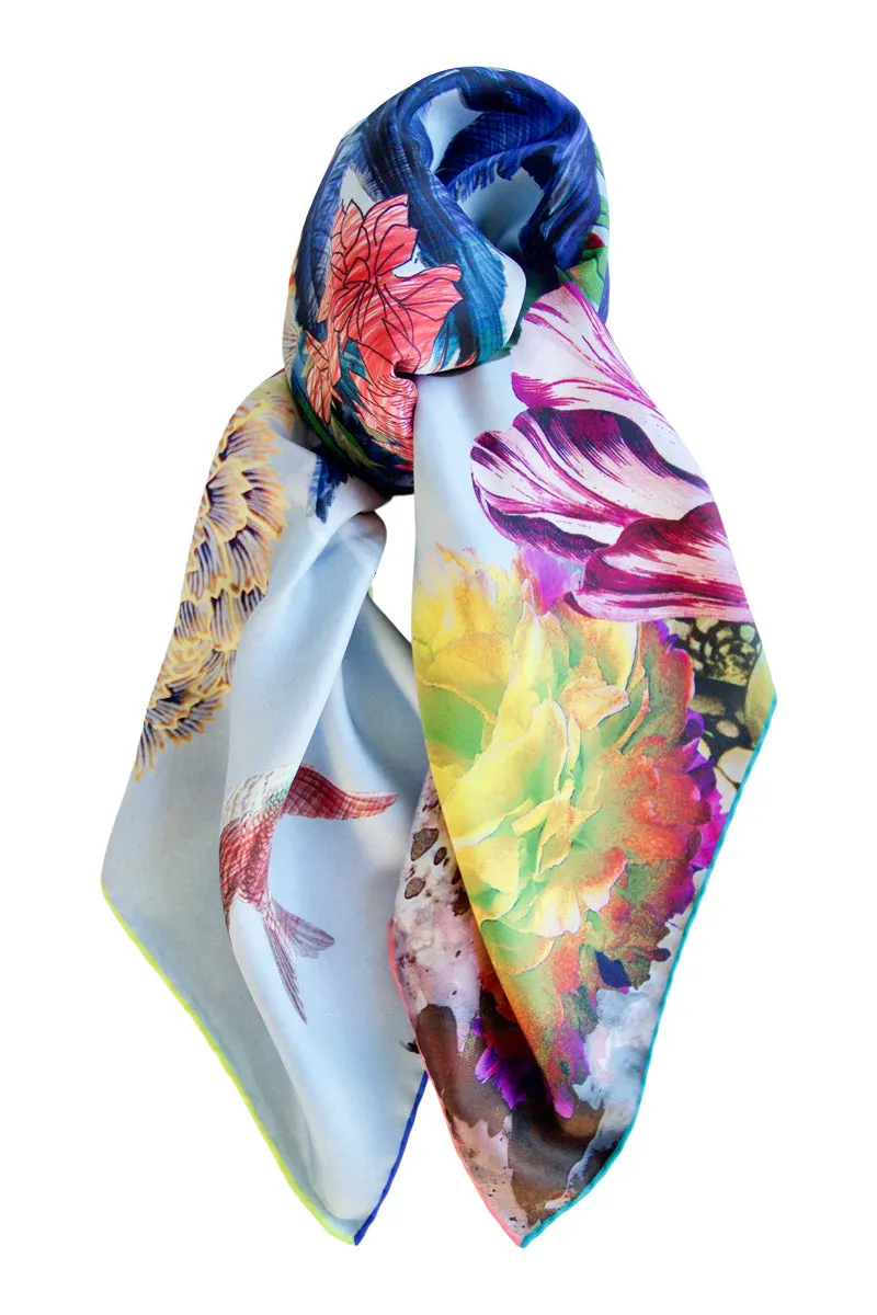 Silk scarf "Jardin des Reves" Lacroix