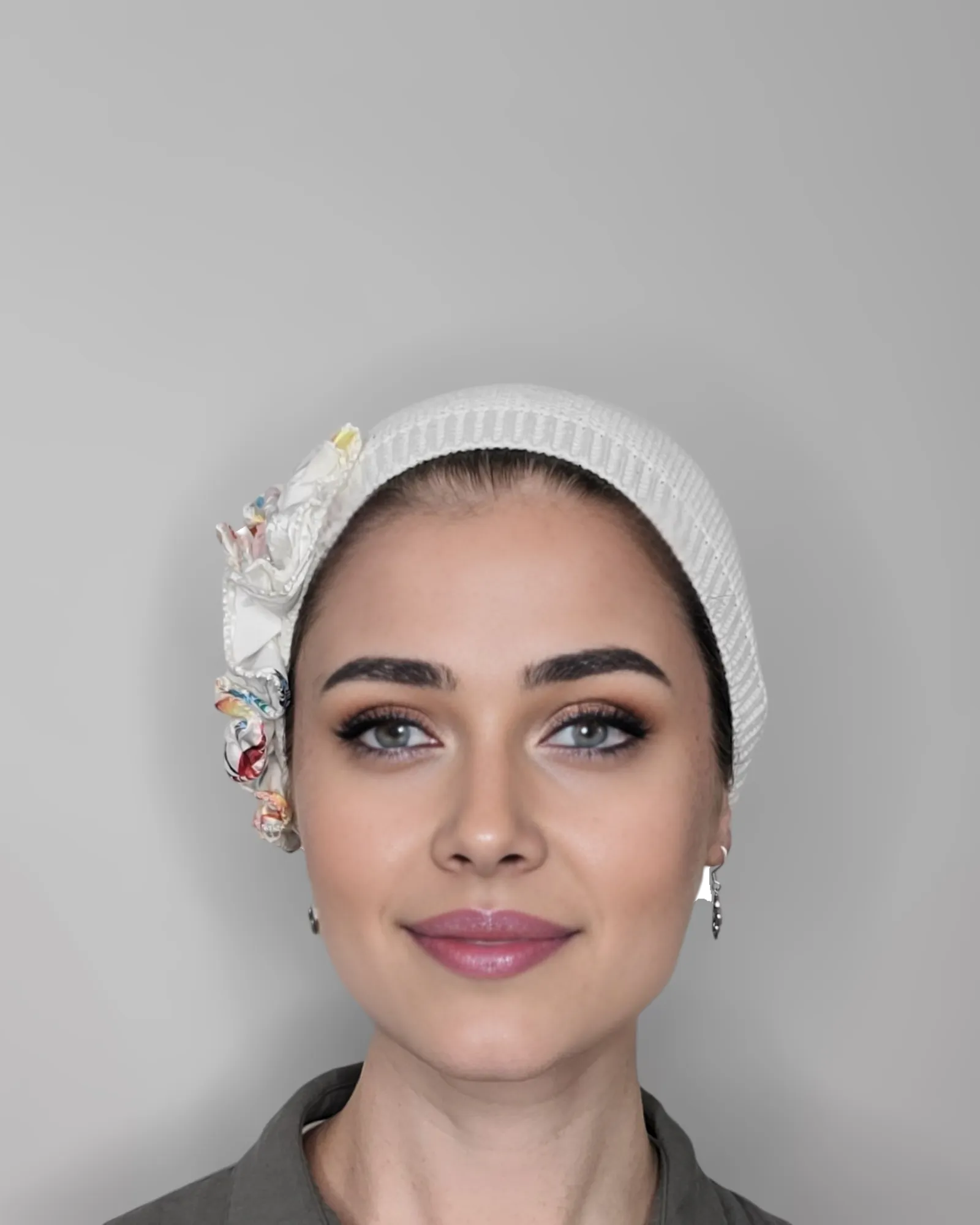 Standard Size White French Beret