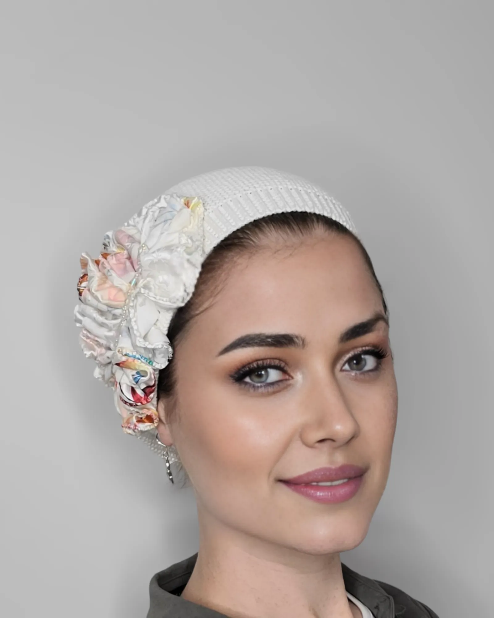 Standard Size White French Beret