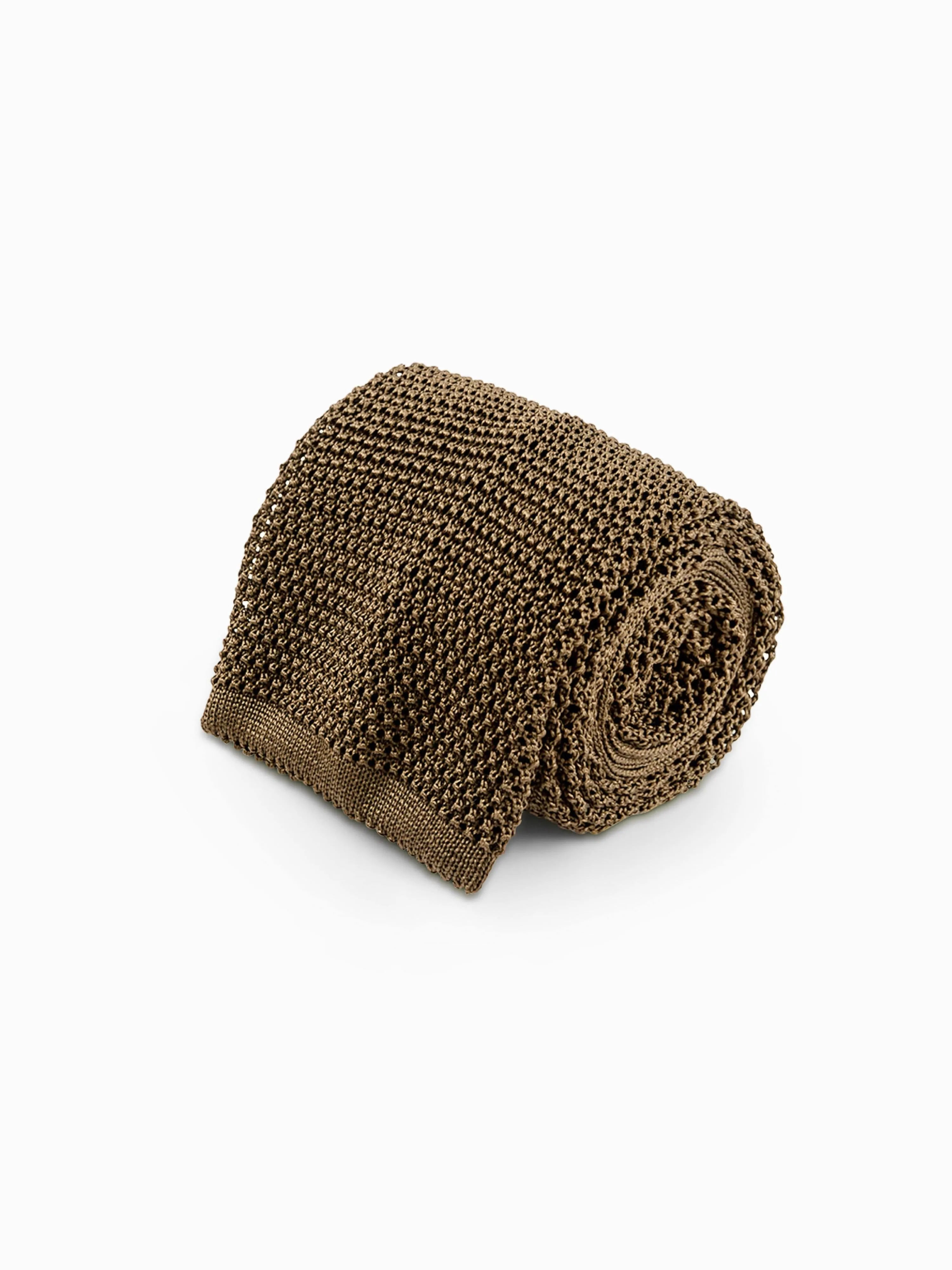 Taupe Knitted Tie