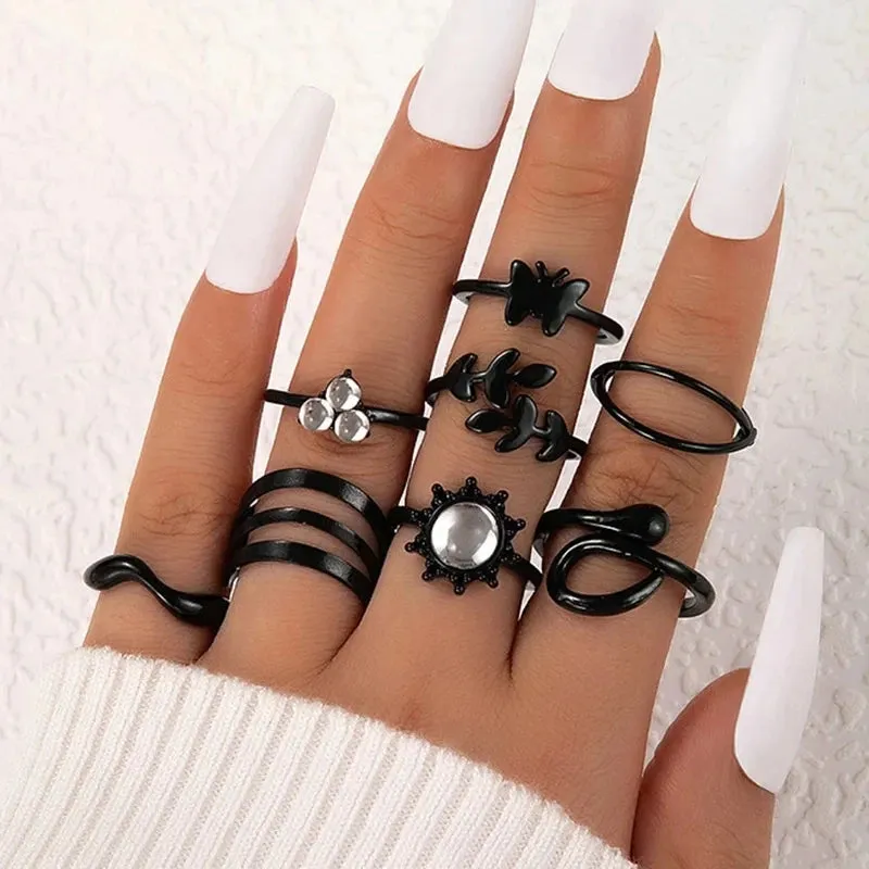 Vintage Snake Knuckle Rings