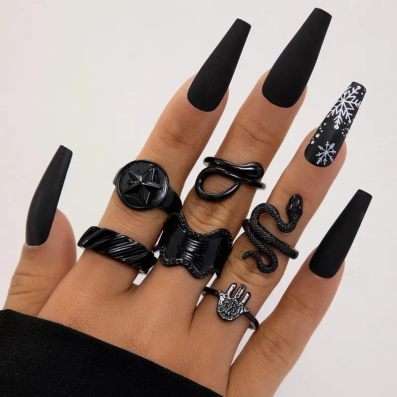 Vintage Snake Knuckle Rings