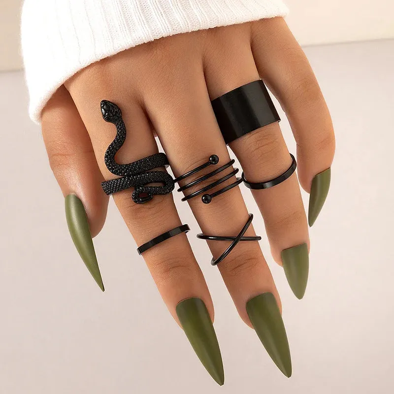 Vintage Snake Knuckle Rings