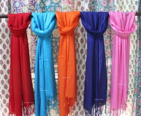 Women's Pashmina Shawl Wrap Scarf Solid Colour Scarves Wholesale Lot Lightweight Scarf Wrap Neck wraps